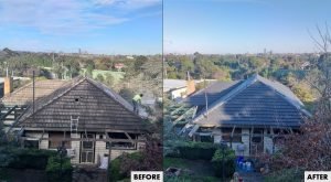 roof bedding and pointing