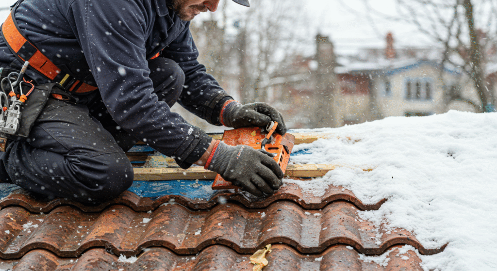 Leaking roof repairs