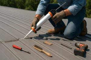 Read more about the article Metal Roof Leak Repair: A Comprehensive Guide