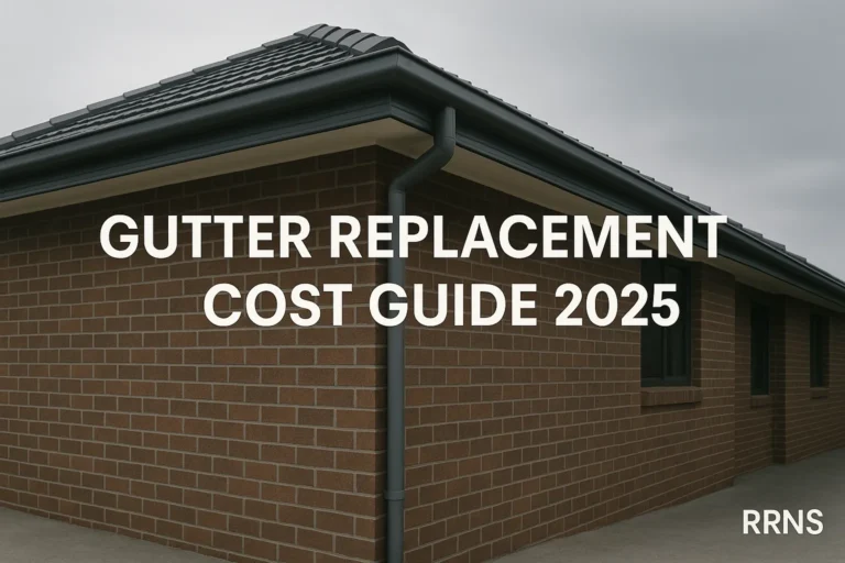 Gutter replacement cost 2025