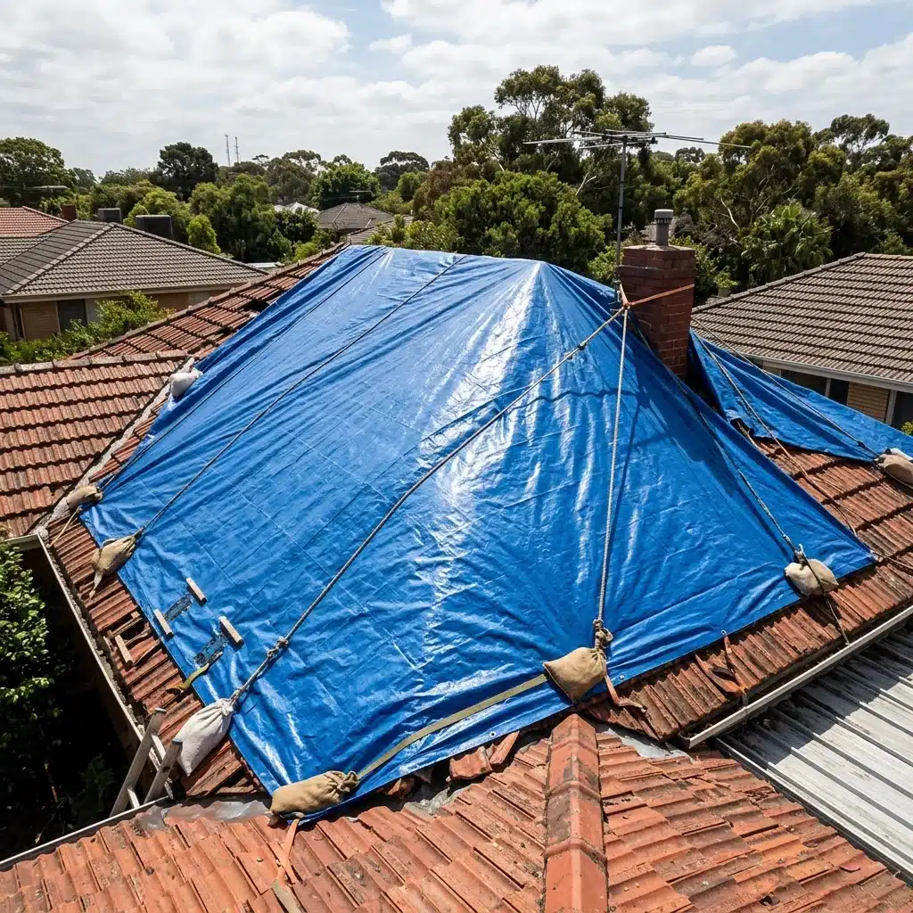 roof leak fix temporarily