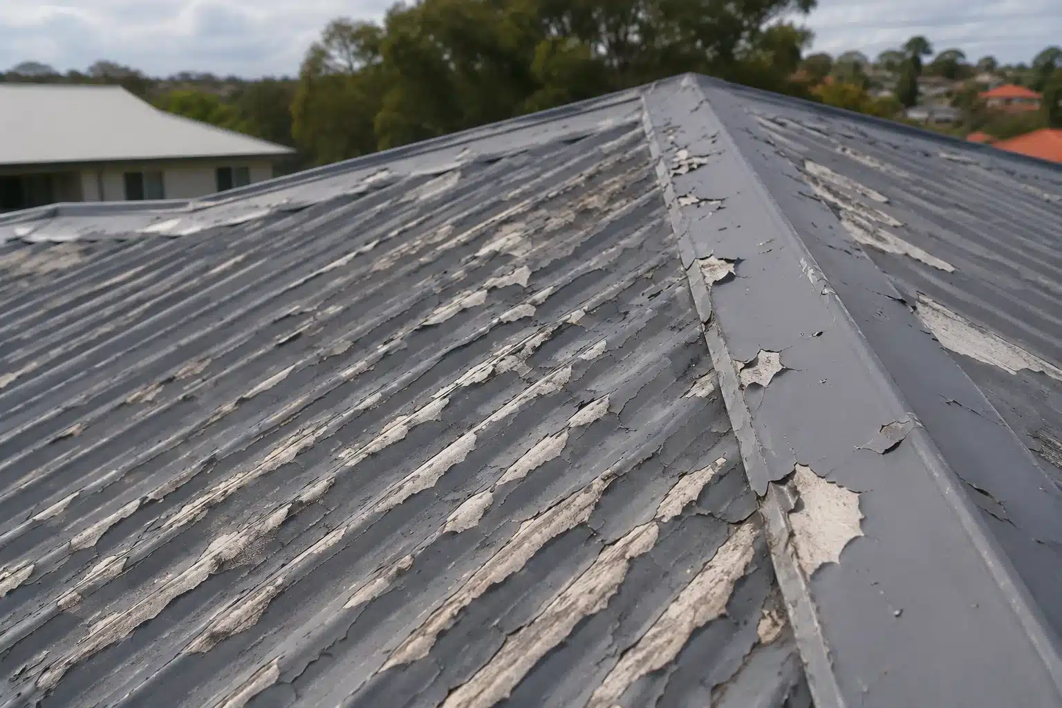 roof paint peeling service
