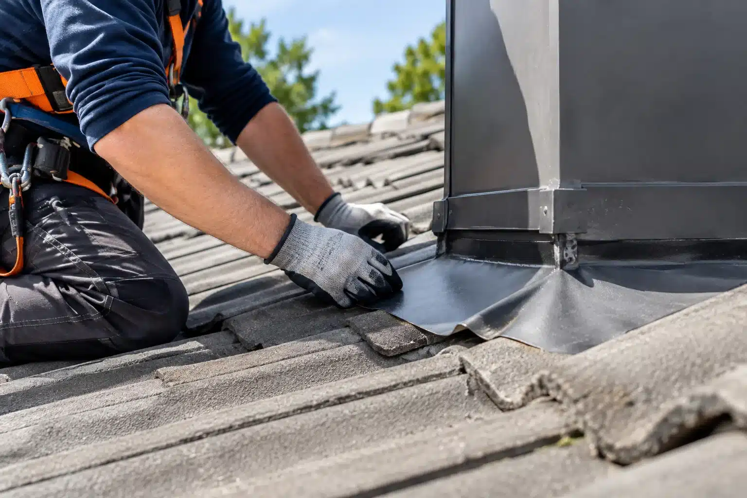 roof flashing repair